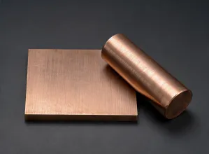 Bronze plate and bar